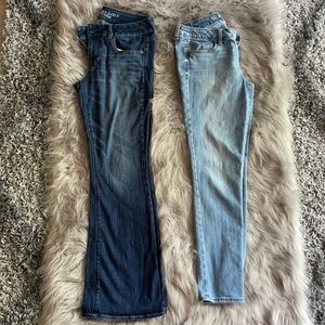 American Eagle Jeans - 1 skinny Jean - 1 bootcut